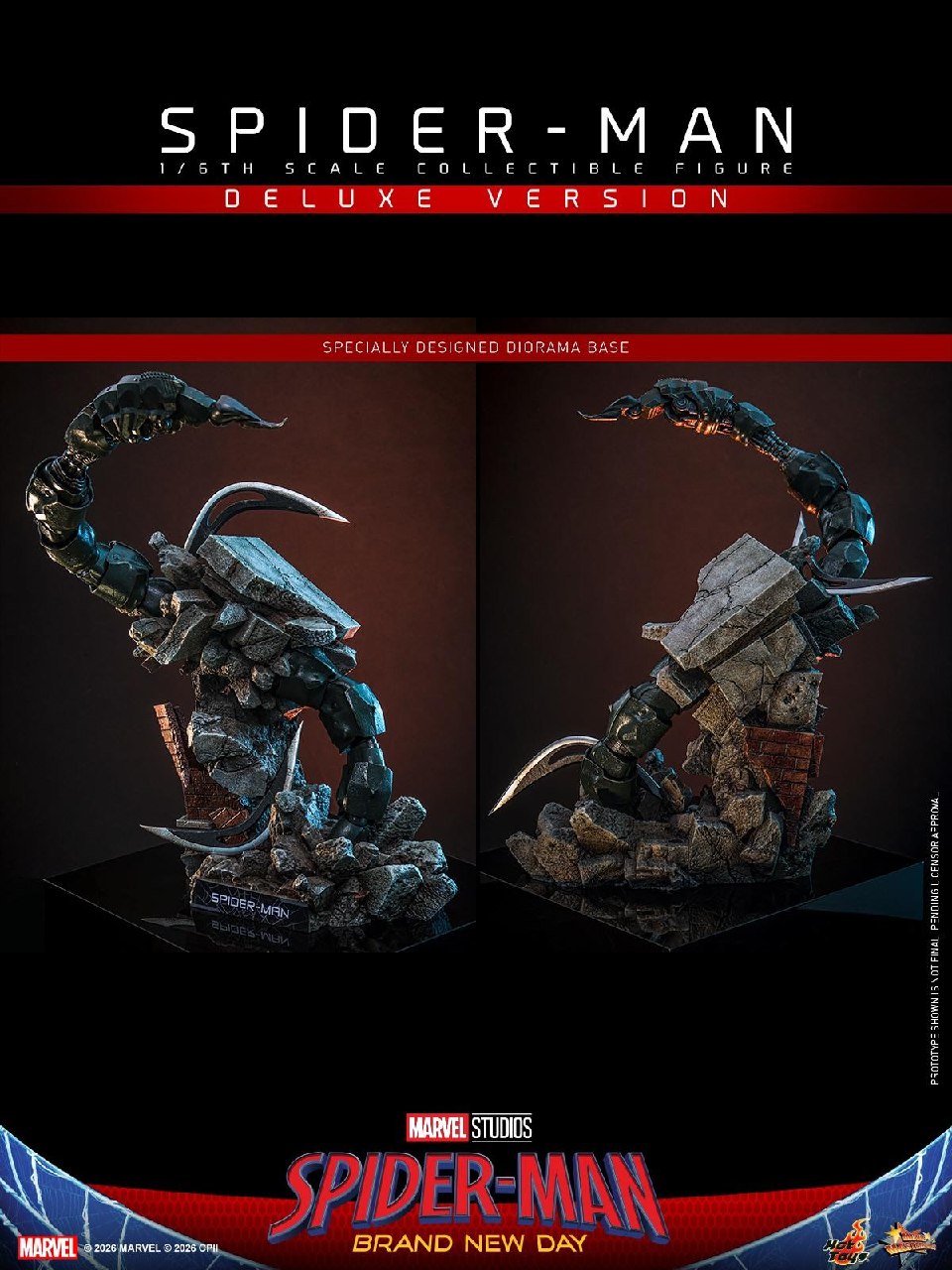 🕷Hot Toys представили игрушки по «Человеку-пауку: Новый день»